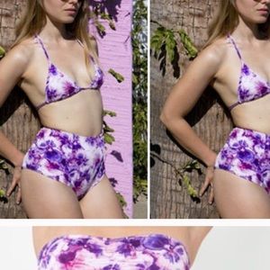 American Apparel high waisted swim bottoms